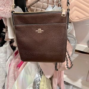 Coach 59975 Kitt Messenger Brown Shoulder Leather Crossgrain Bag. Used twice!